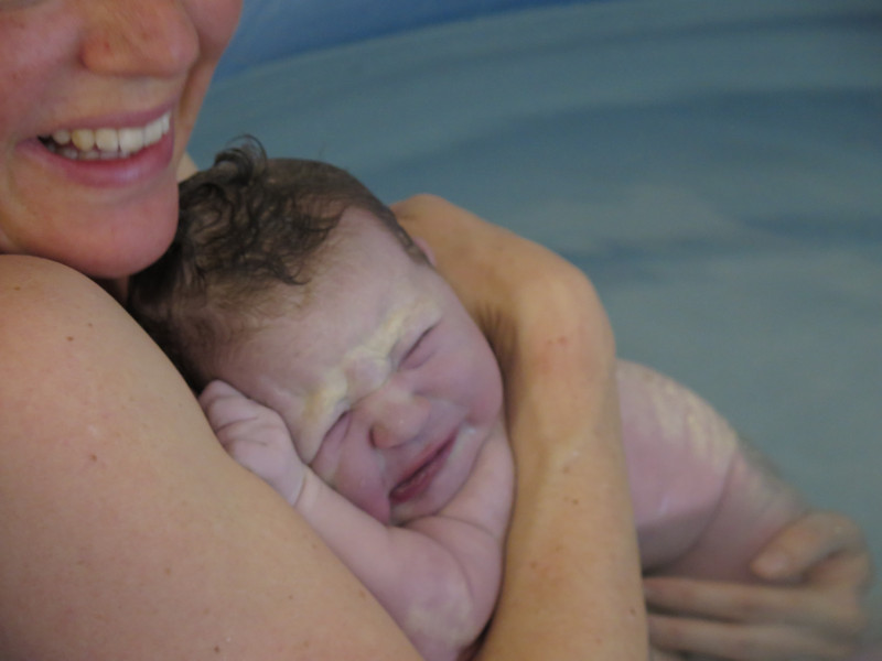 Louisa Aldridge's third baby born at Home